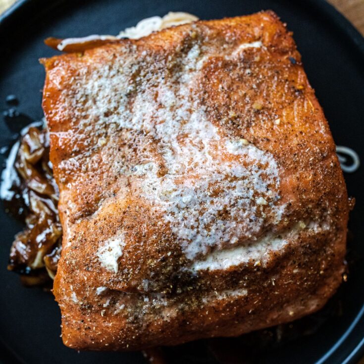 Tingly Salt Traeger Grilled Salmon