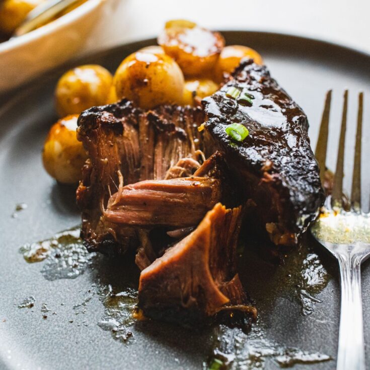 Traeger Smoked Balsamic Pot Roast