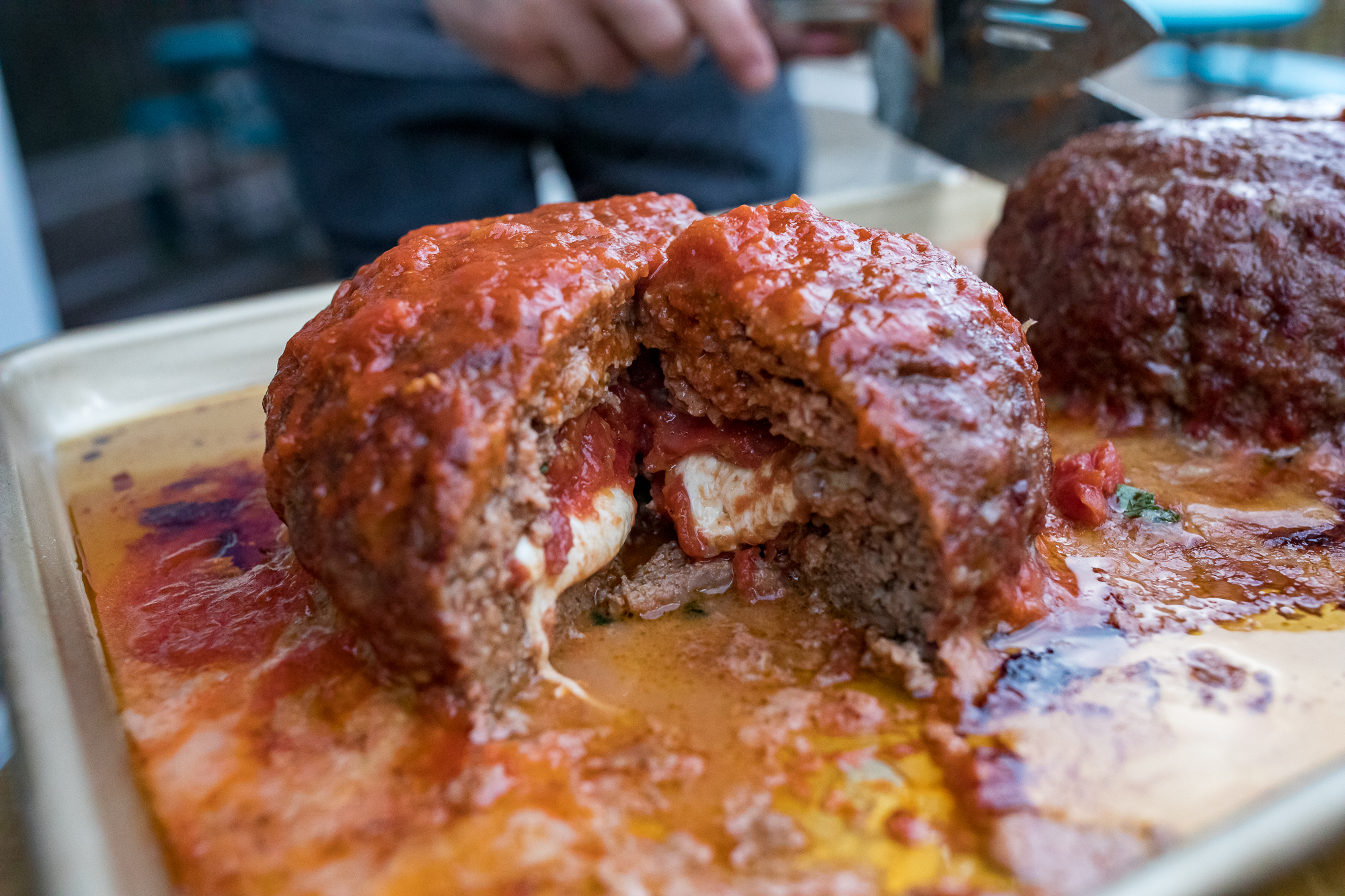 Traeger Smoked Stuffed Pizza Meatloaf