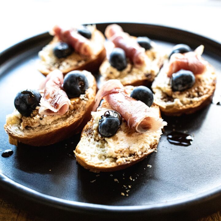 Smoked Goat Cheese Crostini