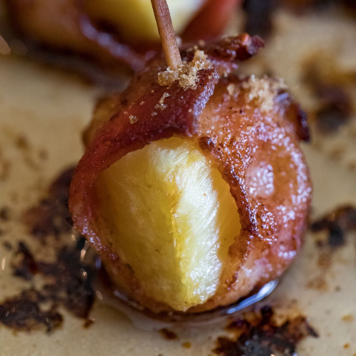 Smoked Bacon-Wrapped Pineapple Bites