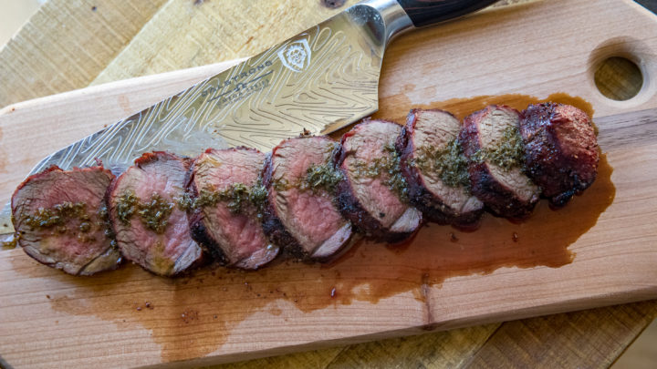 Traeger Grilled Venison Backstrap Or