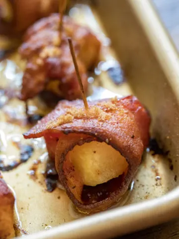 Smoked Bacon-Wrapped Pineapple Bites
