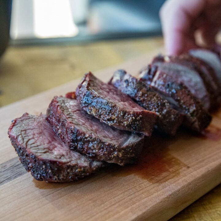Traeger Grilled Venison Backstrap