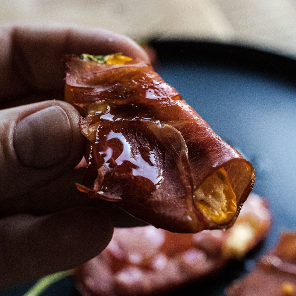 Smoked Goat Cheese Stuffed Mini Bell Pepper Poppers