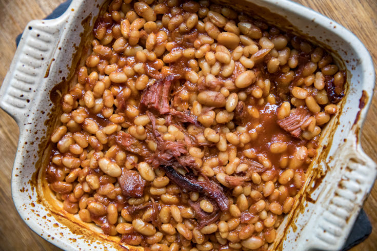 Smoked Pulled Pork Baked Beans