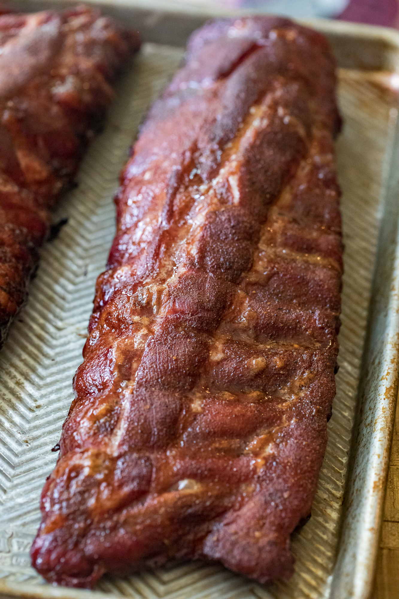 Traeger Smoked No-Wrap Pork Ribs