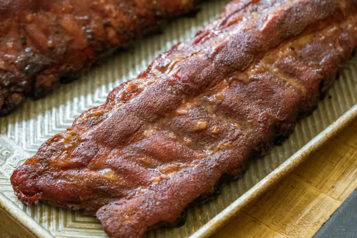 Traeger Smoked No-Wrap Pork Ribs