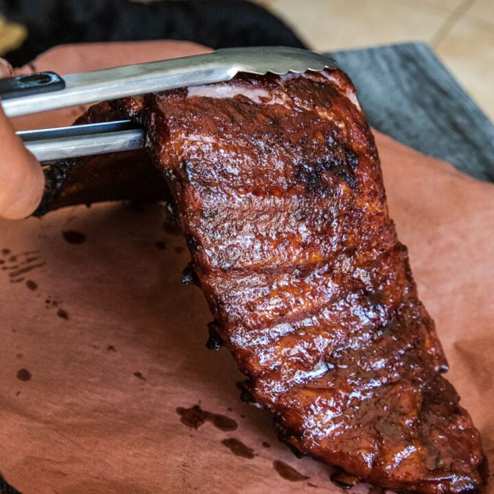 Traeger Smoked No-Wrap Pork Ribs