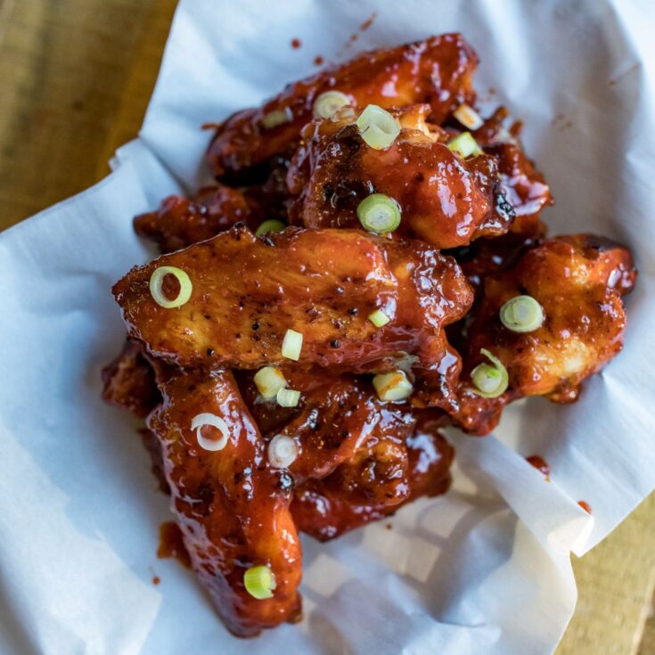 Traeger Gochujang Grilled Chicken Wings