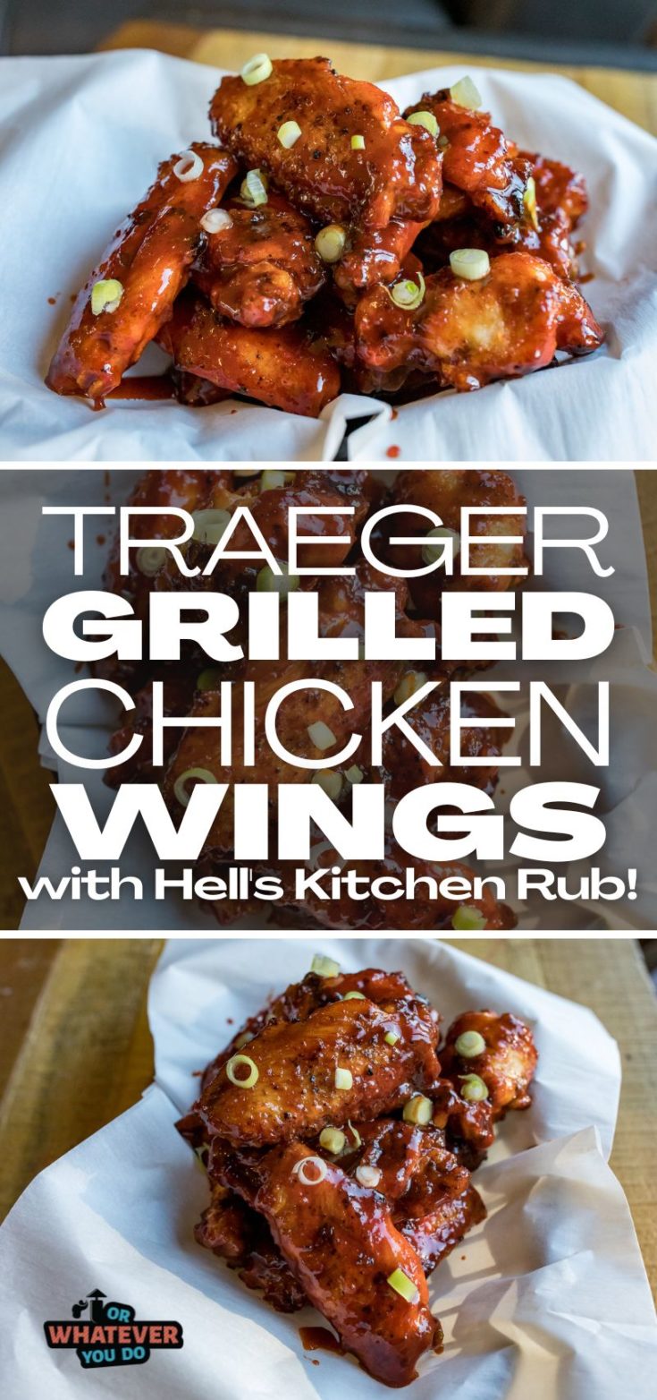 Hell's Kitchen Grilled Chicken Wings on the Traeger