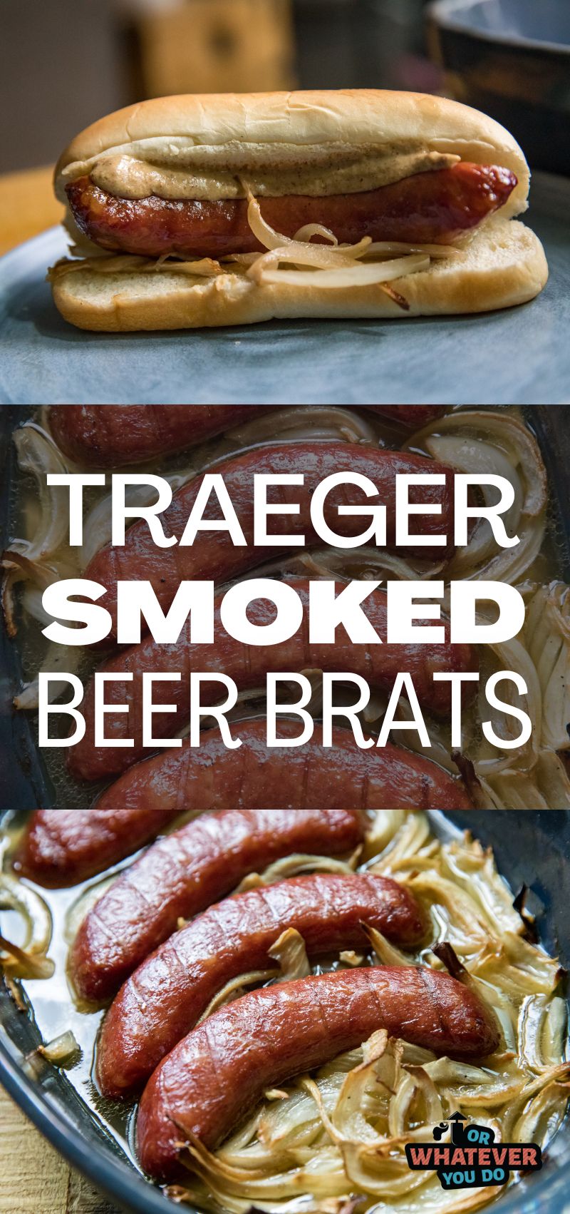 Traeger Smoked Beer Brats