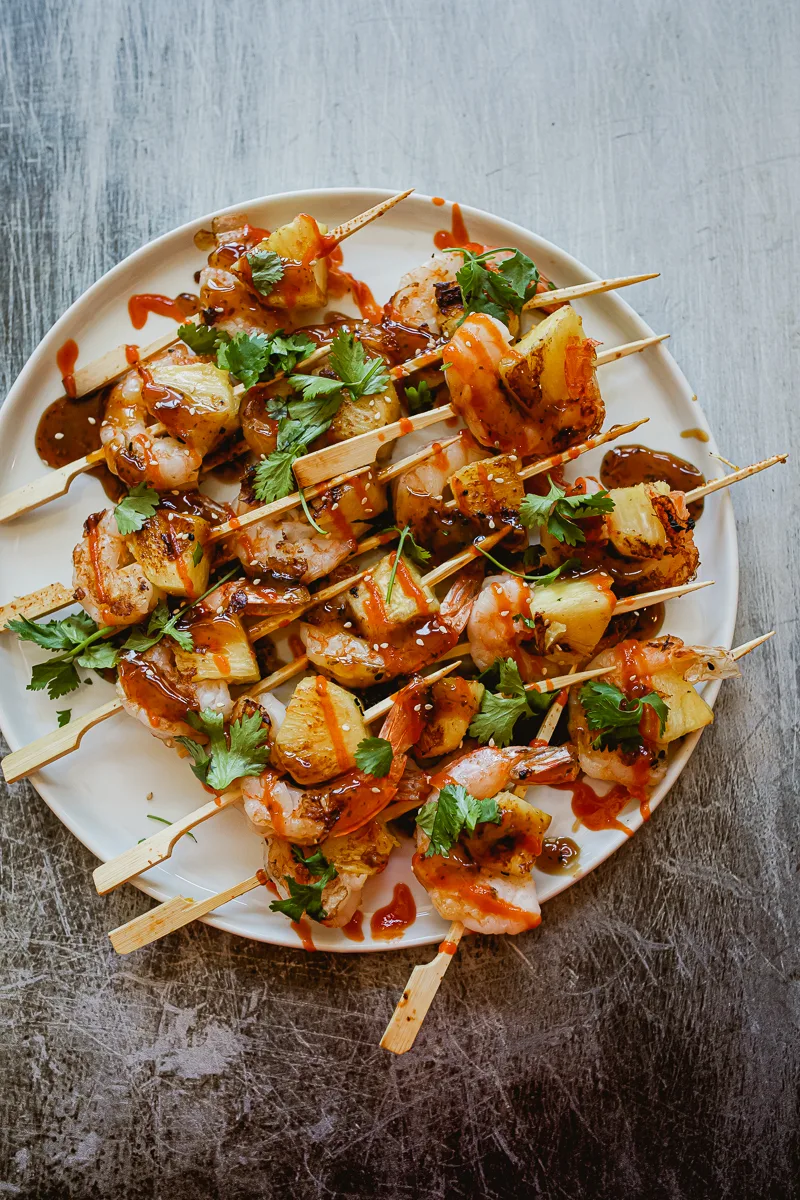 Blackstone Teriyaki Shrimp Kabobs