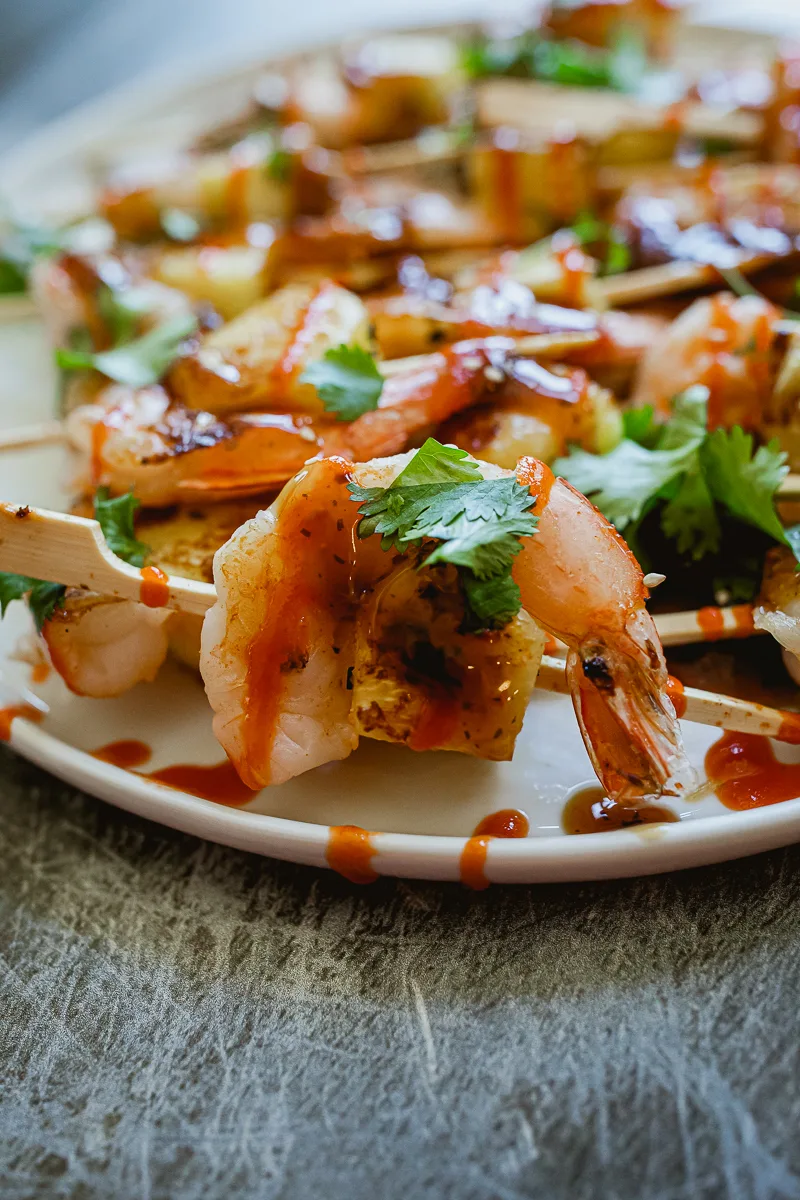 Blackstone Teriyaki Shrimp Kabobs