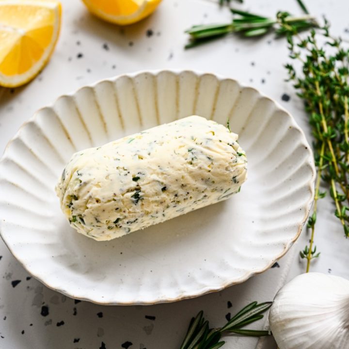 Herb and Garlic Compound Butter - Peel with Zeal