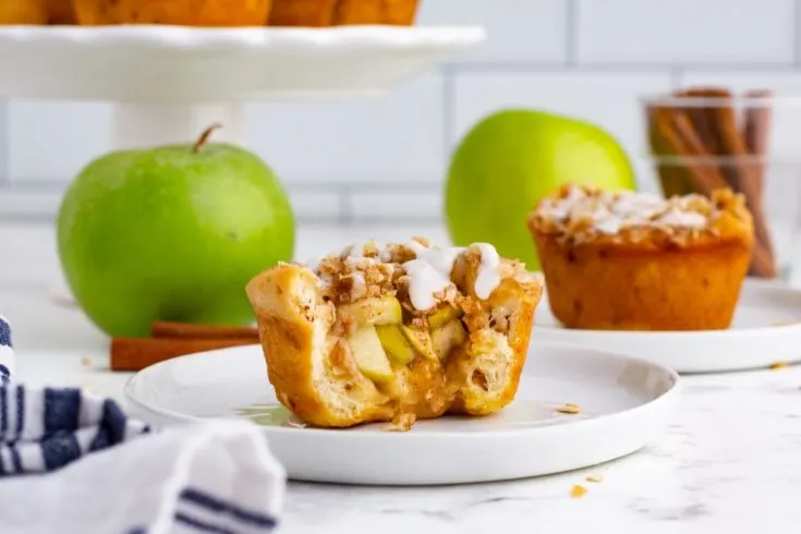 Traeger Cinnamon Roll Apple Crisp Cups