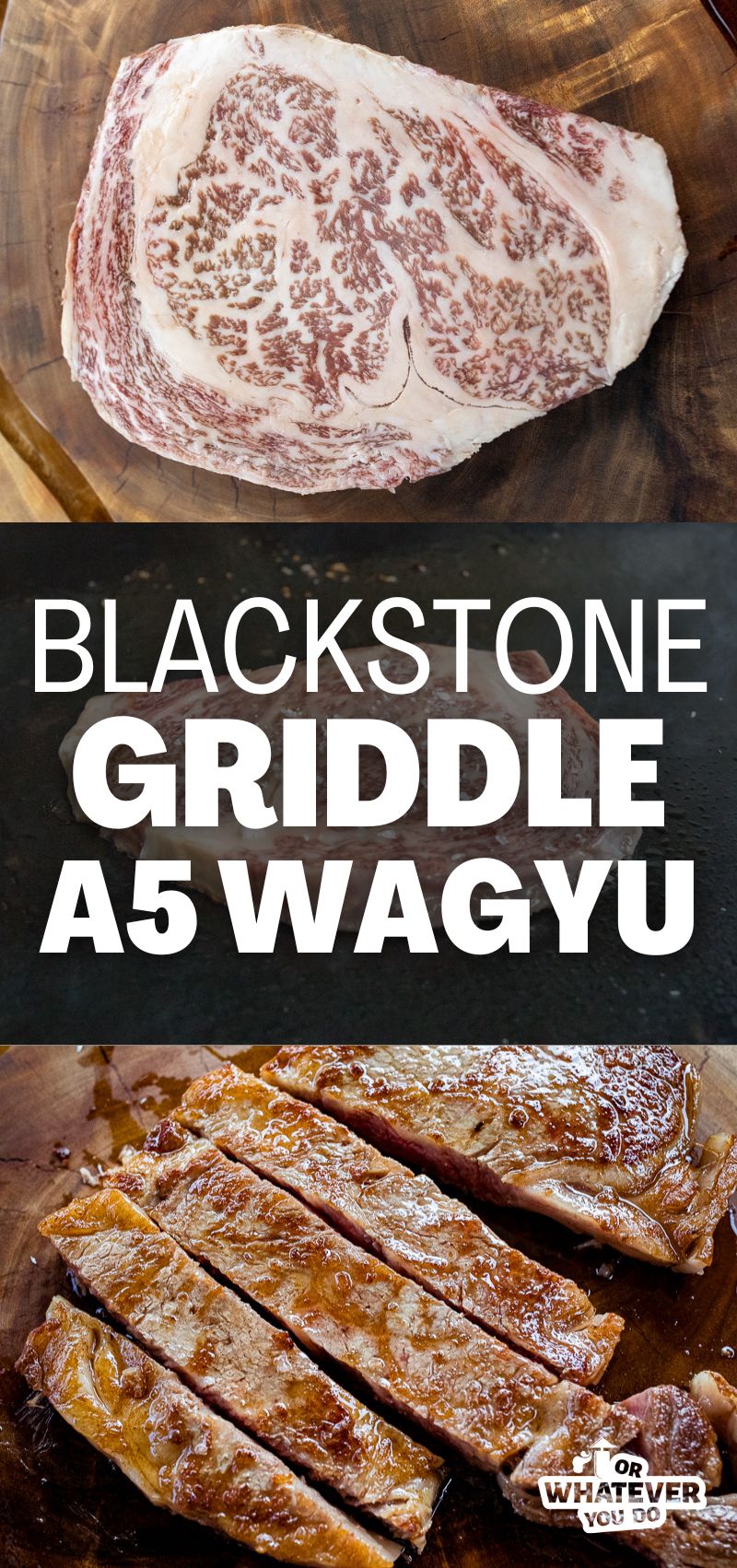 How to cook A5 on the Blackstone