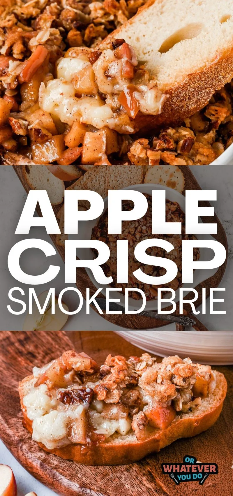 Traeger Apple Crisp Smoked Brie