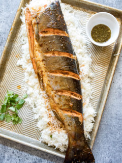 Whole Grilled Salmon Recipe