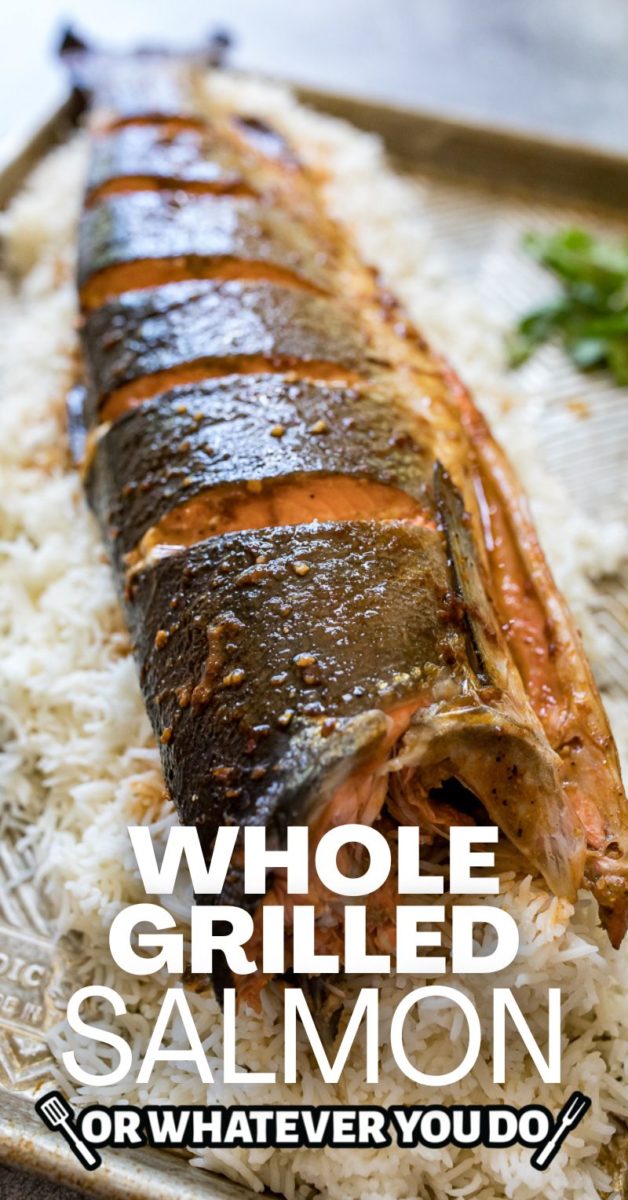 Whole Grilled Salmon in Foil Or Whatever You Do