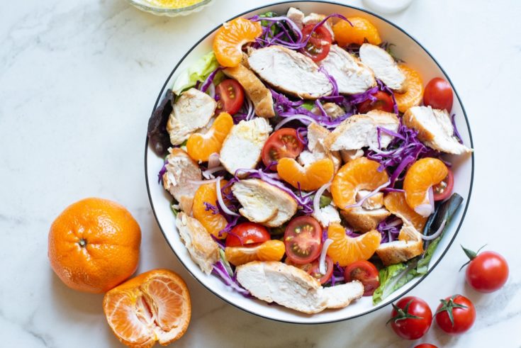 Grilled Mandarin Chicken Salad
