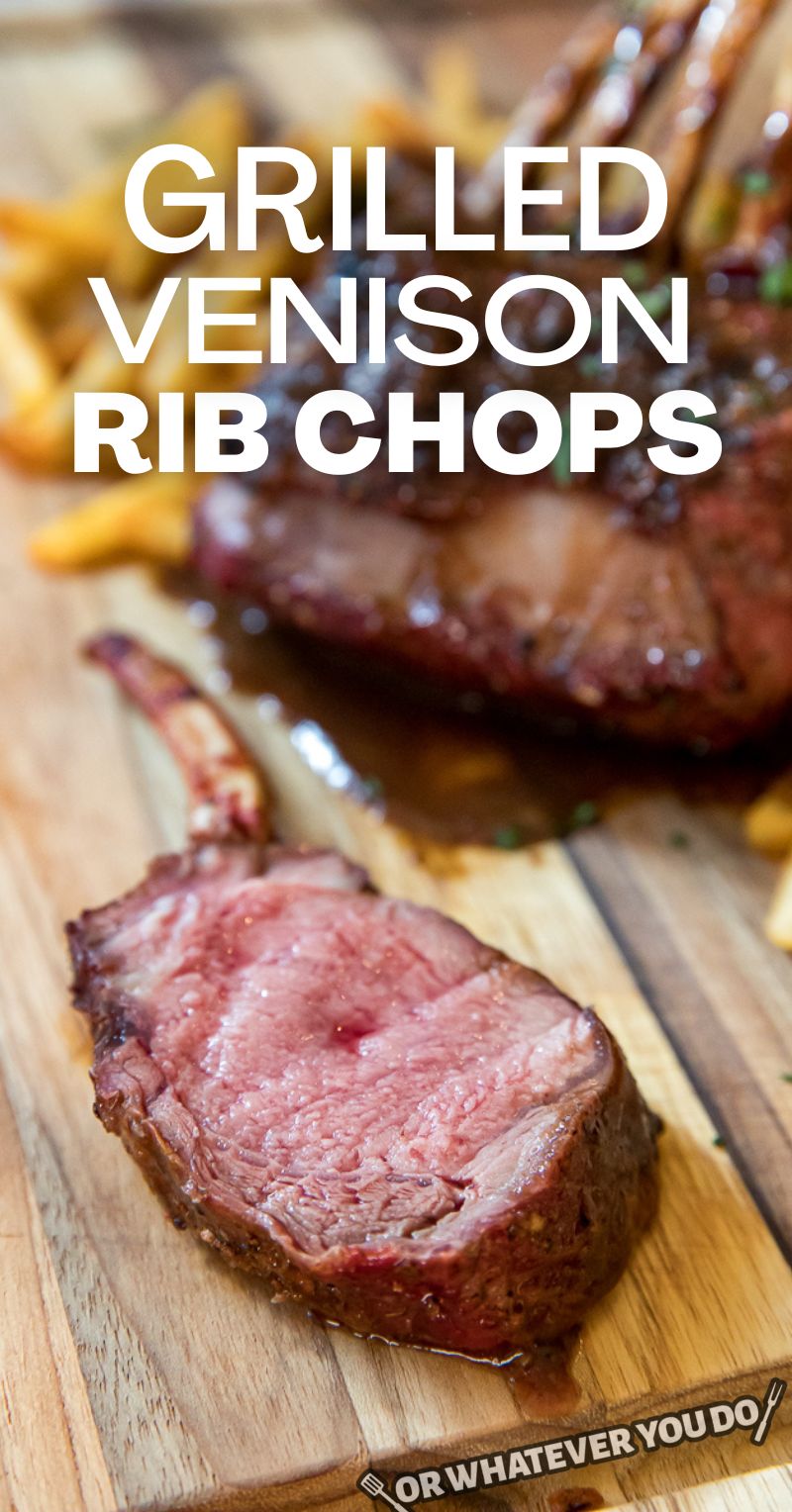 Grilled Venison Rib Chops