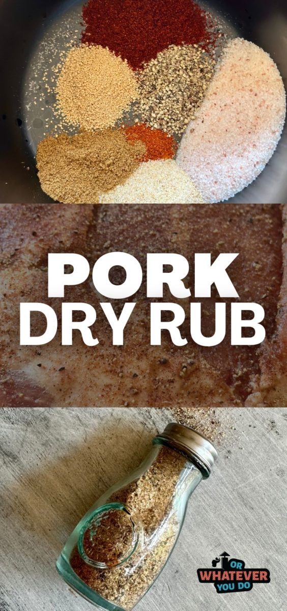 Pork Dry Rub Recipe Or Whatever You Do
