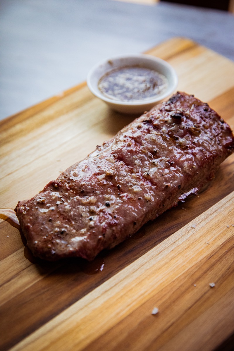 Traeger Grilled Venison Striploin