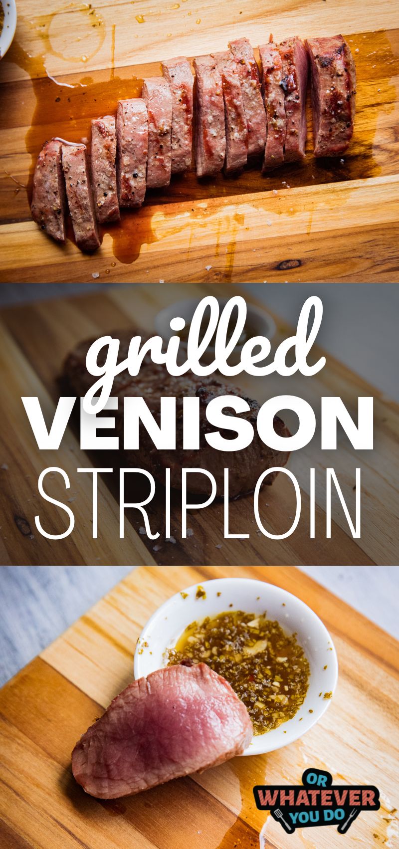 Traeger Grilled Venison Striploin