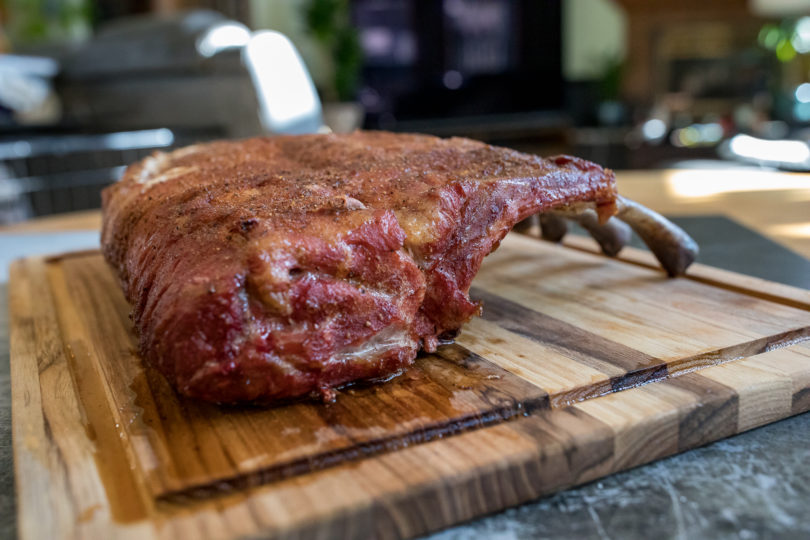 Traeger Grilled Rack of Pork