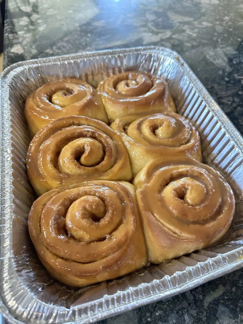 Traeger Caramel Rolls