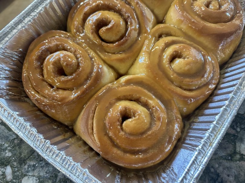 Traeger Caramel Rolls