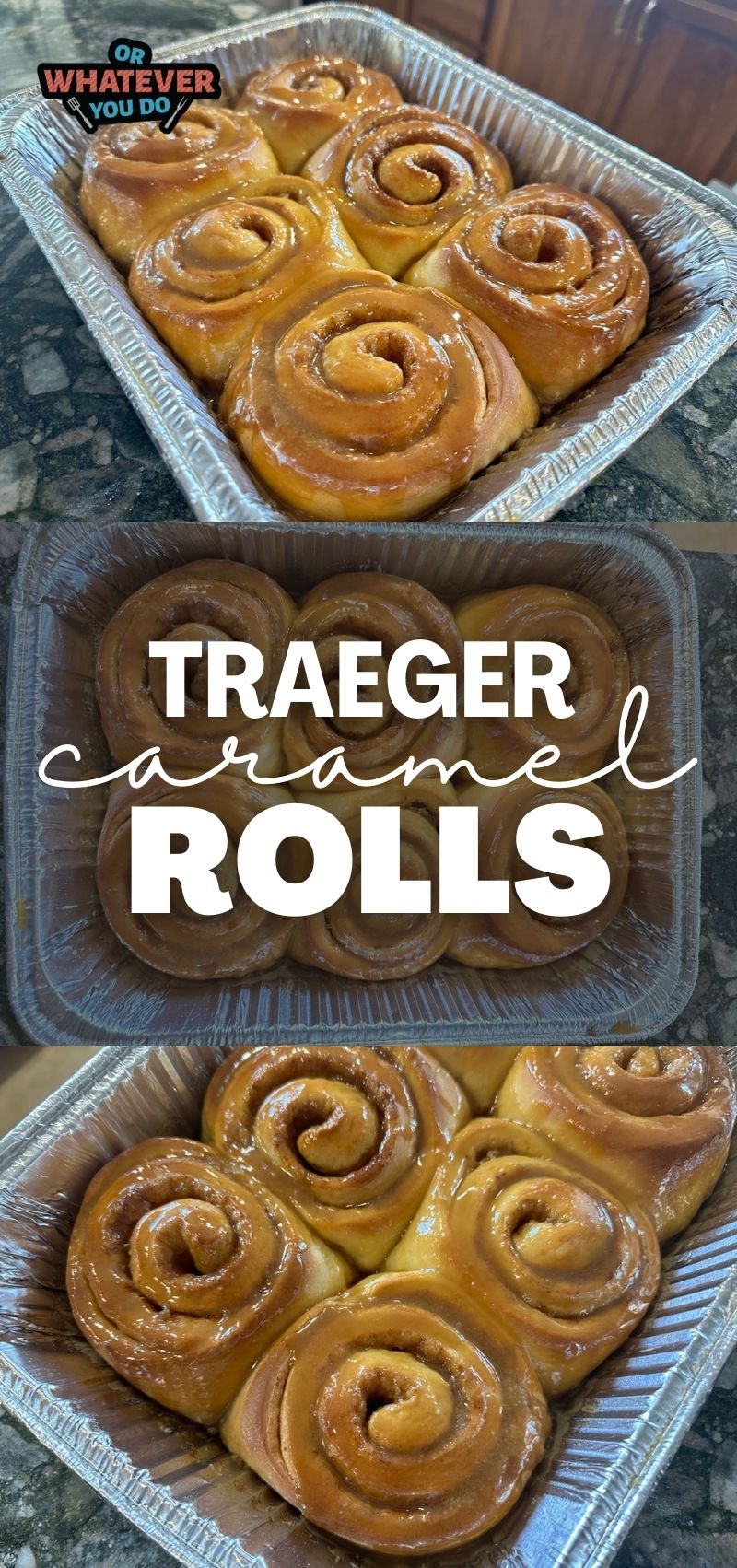 Traeger Caramel Rolls