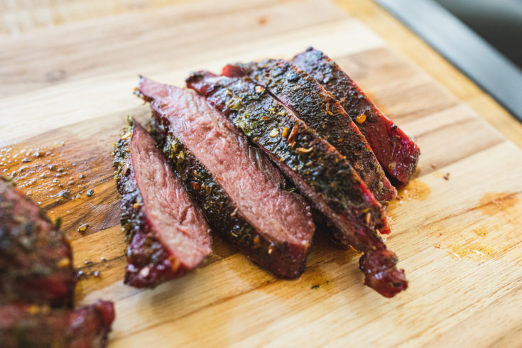 Traeger Reverse Seared Venison Sirloin Steak