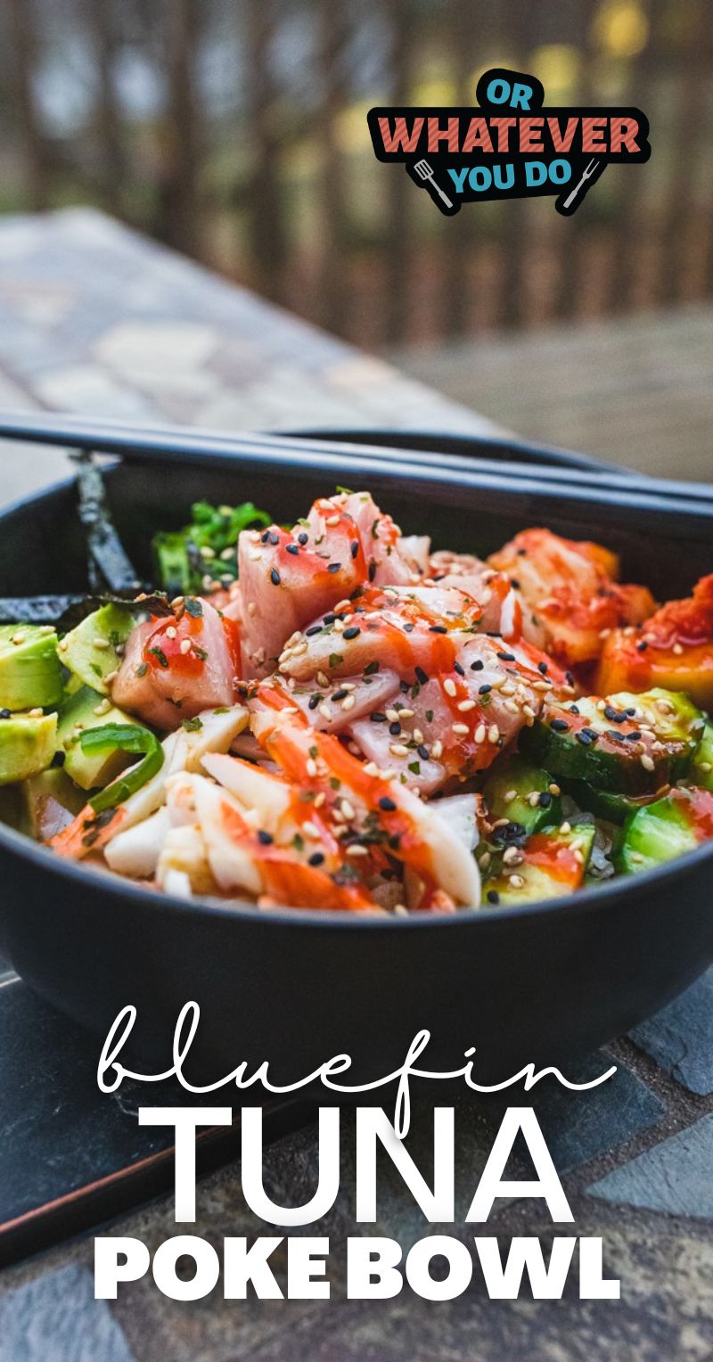 Bluefin Tuna Poke Bowl – Online Social Shop