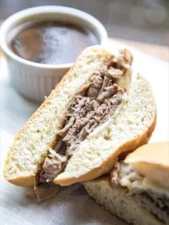 Leftover Prime Rib French Dips