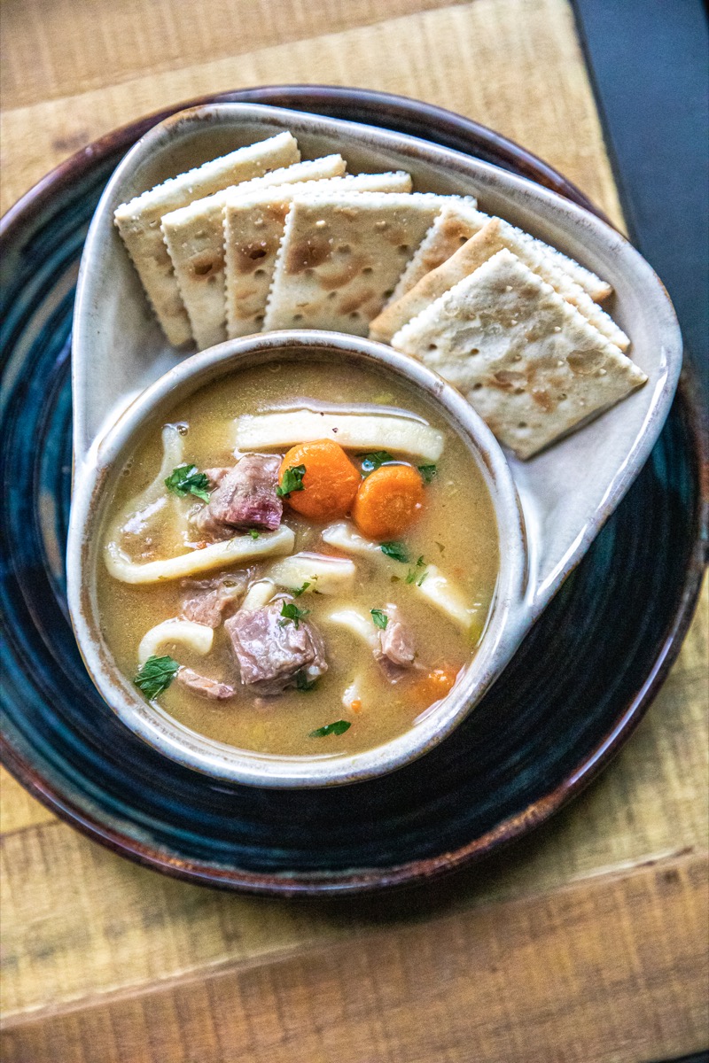 Beef Noodle Soup with Prime Rib