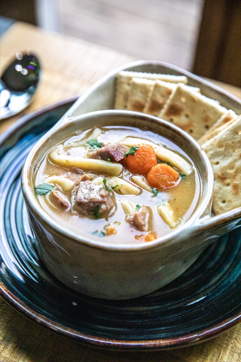 Beef Noodle Soup with Prime Rib Or Whatever You Do