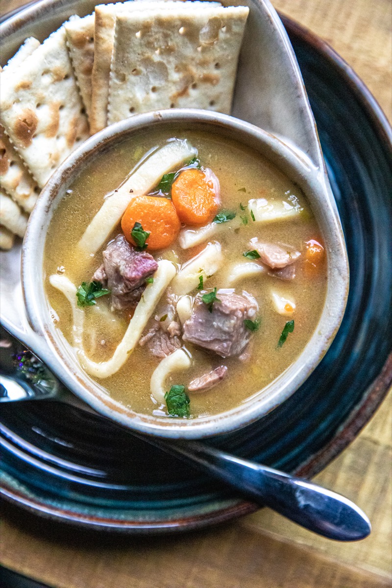 Beef Noodle Soup with Prime Rib