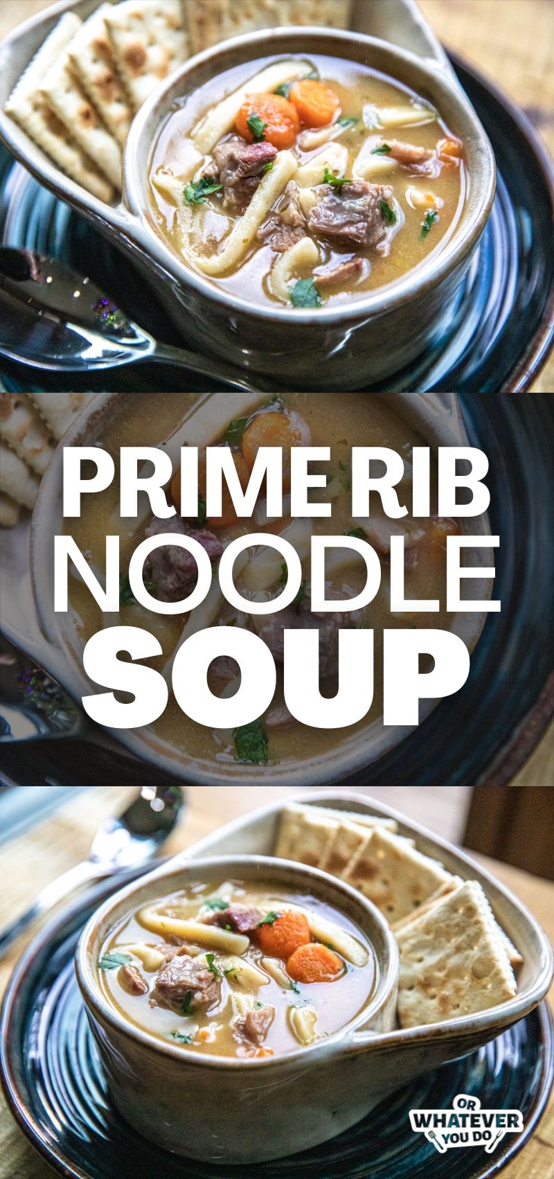 Prime Rib Noodle Soup