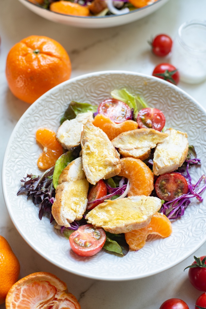 Grilled Mandarin Chicken Salad