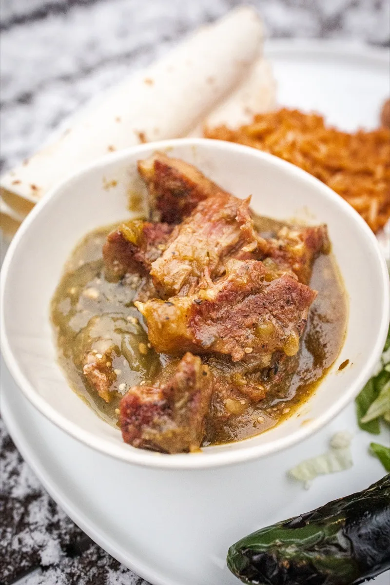 Smoked Pork Steak Verde Recipe