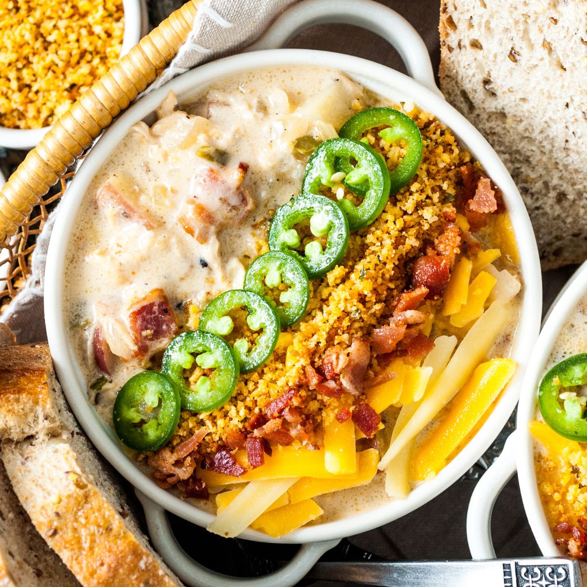 Jalapeño Popper Smoked Chicken Soup