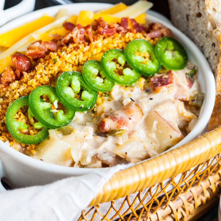 Jalapeño Popper Smoked Chicken Soup