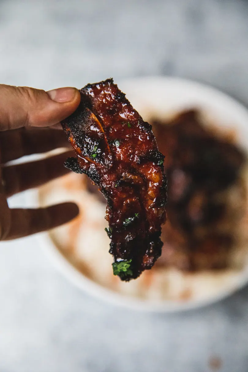 Grilled Beef Galbi (Korean-Style Marinated Short Ribs) Recipe