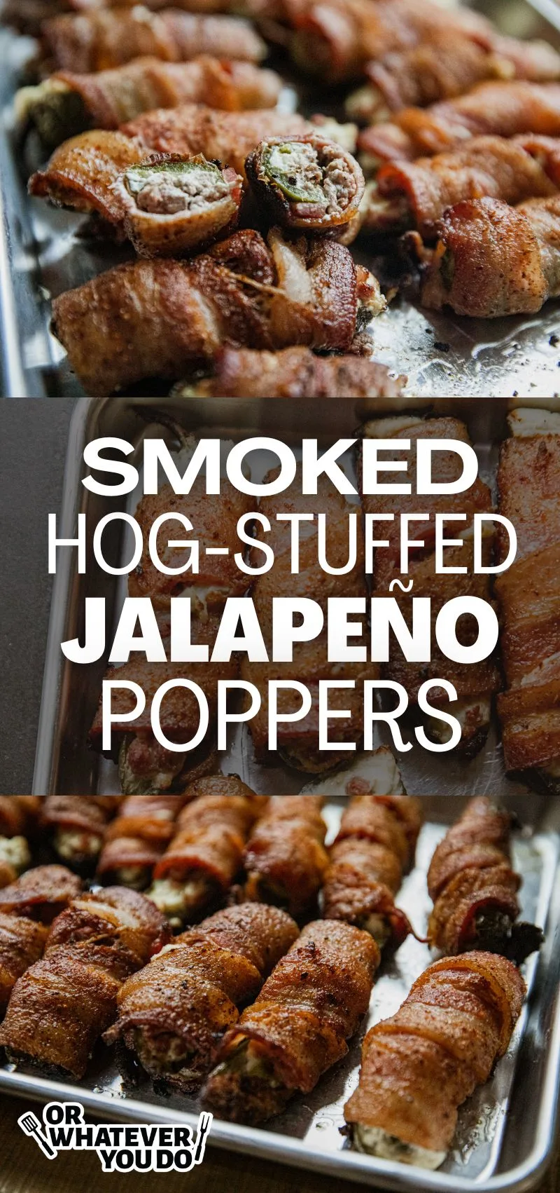 SMOKED HOG-STUFFED JALAPEÑO POPPERS