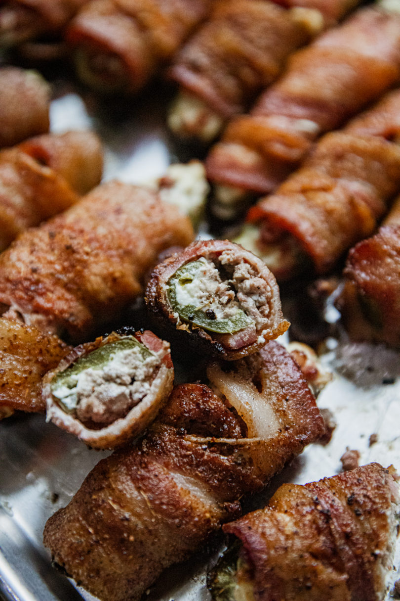 Smoked Hog Stuffed Jalapeno Poppers