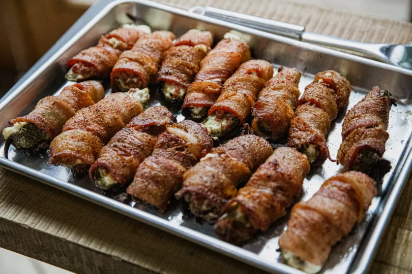 Smoked Hog Stuffed Jalapeno Poppers