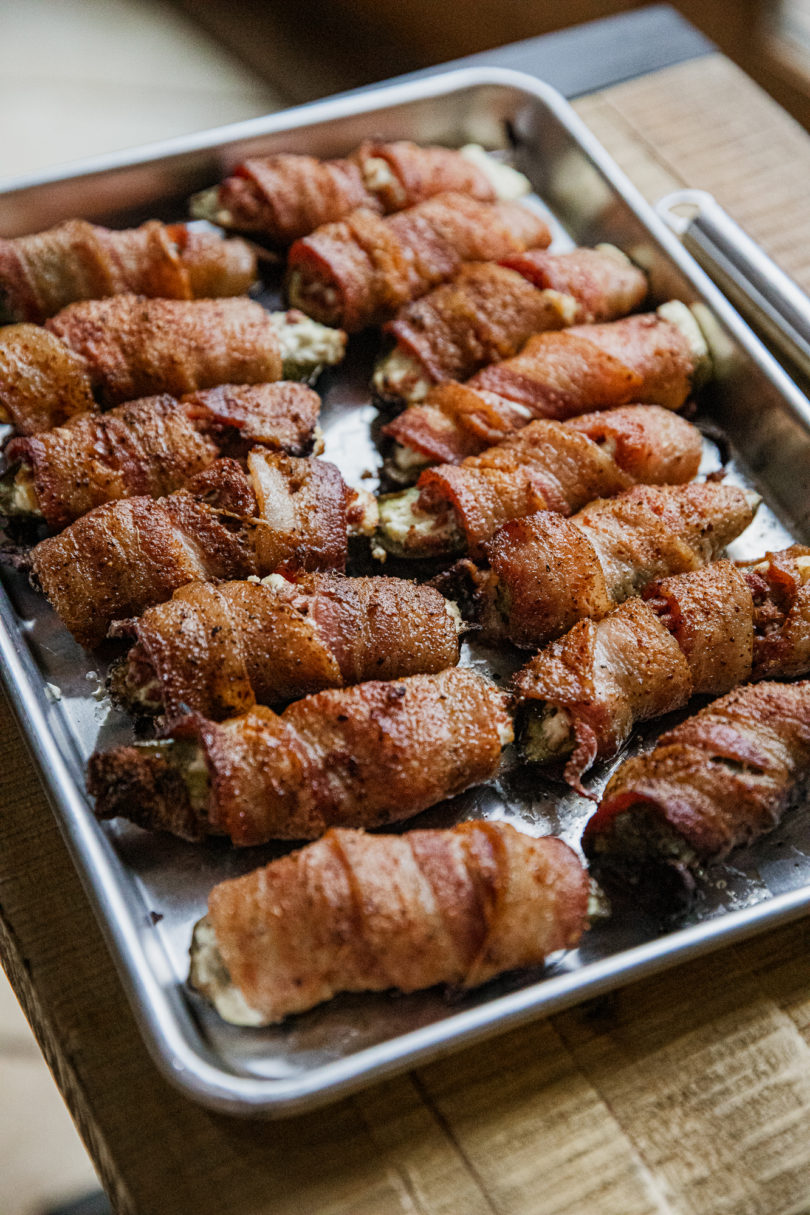 Smoked Hog Stuffed Jalapeno Poppers