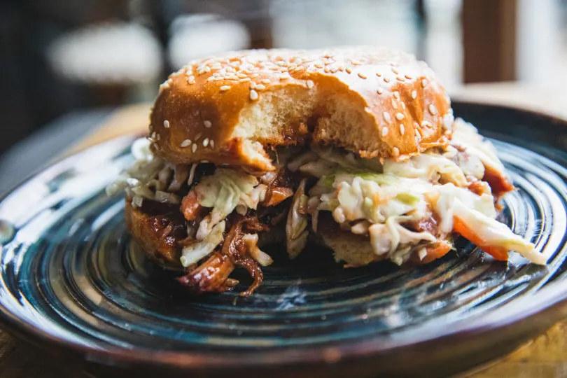 Smoked Wild Hog BBQ Sandwiches